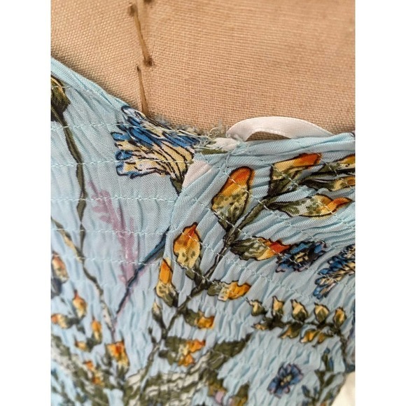 Anthropologie Able the Label Floral Smocked maxi dress size Small - Picture 3 of 5